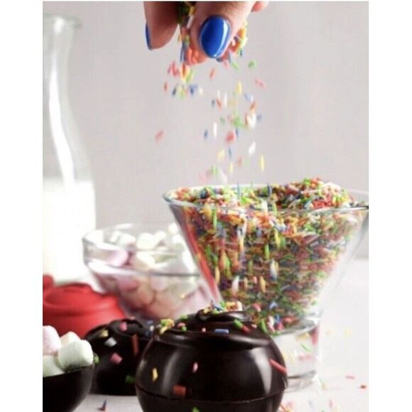 NEW Hot Chocolate Cocoa Bomb Maker Red Silicone Molds‎ - Picture 8 of 12